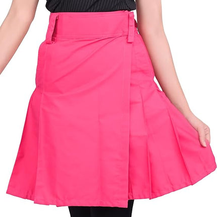 Women Utility Kilt Pink