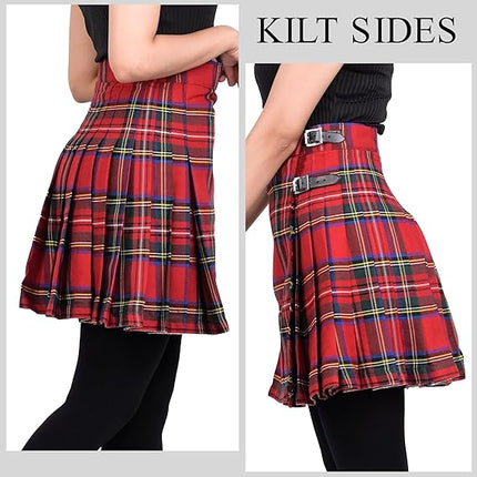 Women's PV Kilt in Royal Stewart Tartan