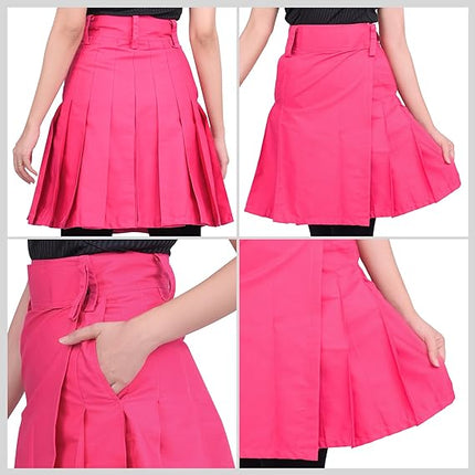 Women Utility Kilt Pink