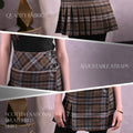 Women's Tartan Billie Skirt in Scottish National Weathered Tartan