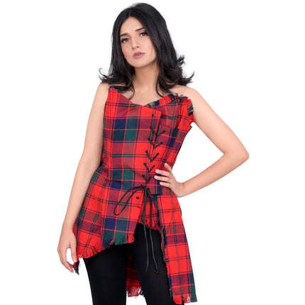 Bella Tartan Corset (Robertson Red)