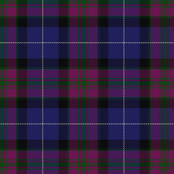 Pride of Scotland Tartan pattern displayed on a high-quality kilt, showcasing its vibrant and elegant design