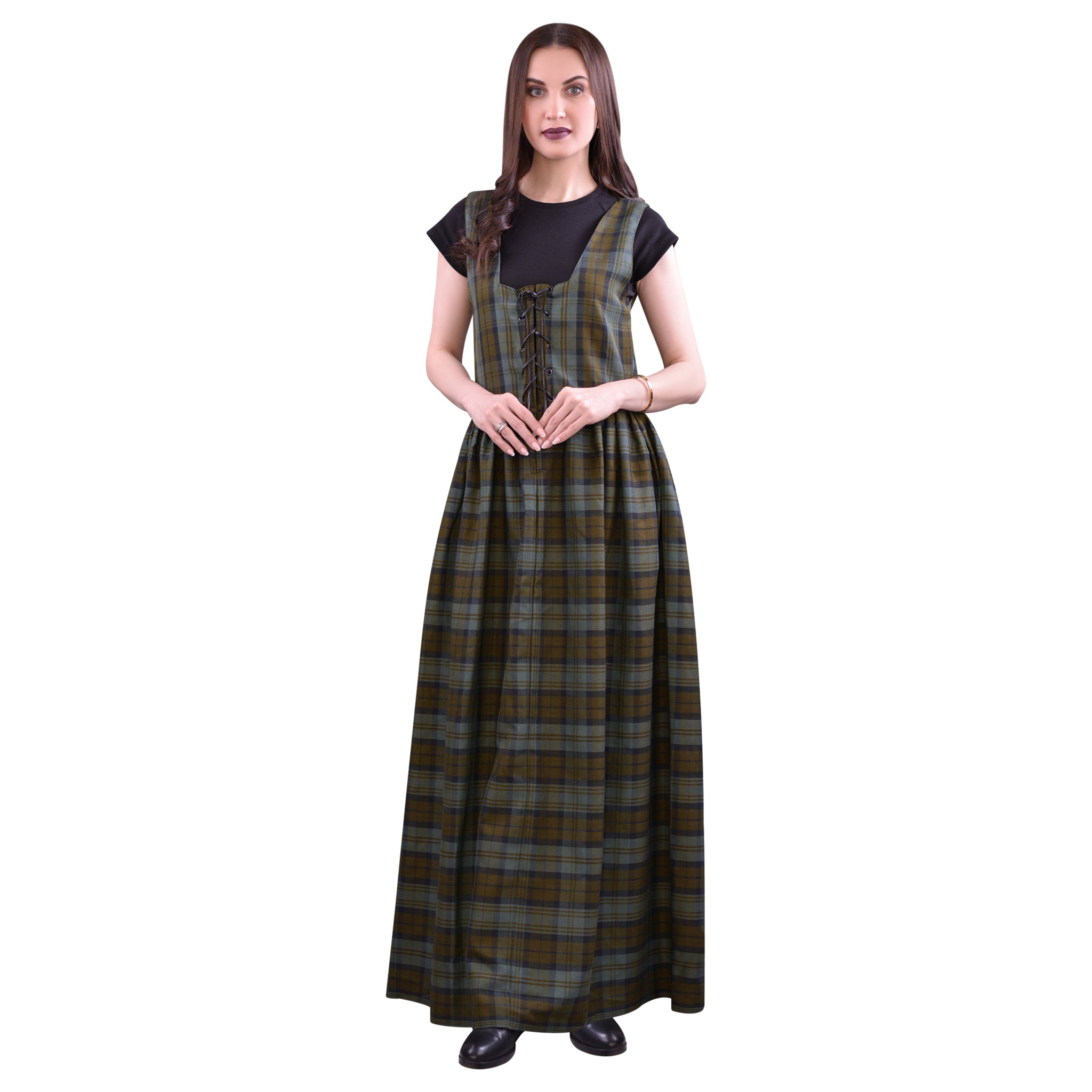 Authentic Scottish Dress in Black Watch Weathered